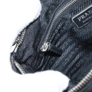 PRADA Shoulder Bag Nylon Black Silver Auth 171630-21