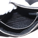 PRADA Shoulder Bag Nylon Black Silver Auth 171630-22