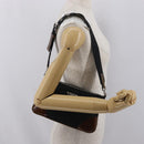 PRADA Shoulder Bag Nylon Black Silver Auth 171630-23