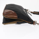 PRADA Shoulder Bag Nylon Black Silver Auth 171630-3