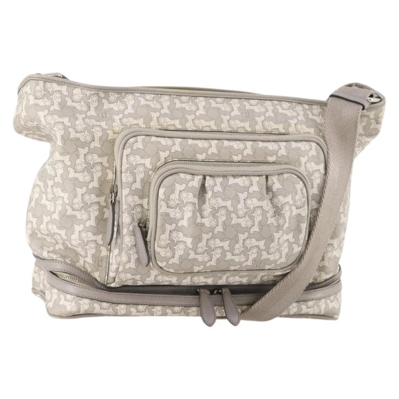 CELINE Sulky Mothers Bag PVC Ai Tominaga Collaboration Gray Silver Auth 171635