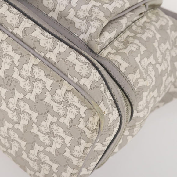 CELINE Sulky Mothers Bag PVC Ai Tominaga Collaboration Gray Silver Auth 171635