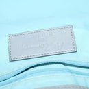 CELINE Sulky Mothers Bag PVC Ai Tominaga Collaboration Gray Silver Auth 171635-18