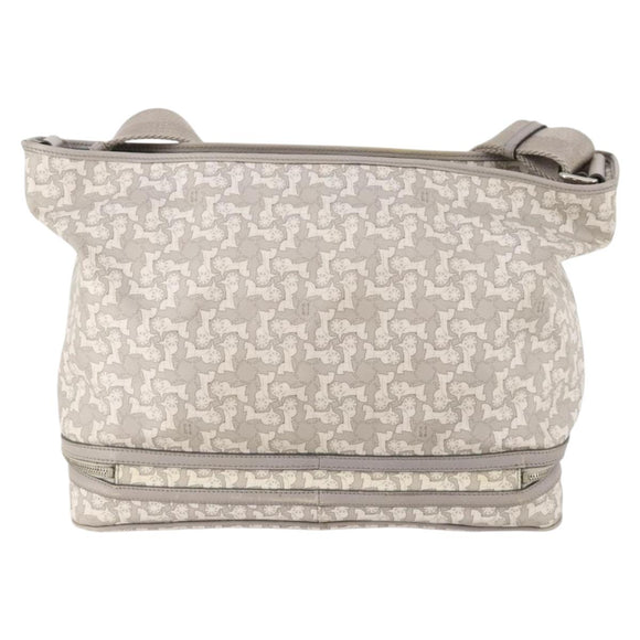 CELINE Sulky Mothers Bag PVC Ai Tominaga Collaboration Gray Silver Auth 171635
