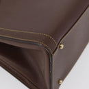 GUCCI Bamboo Hand Bag Leather Brown Gold 002 1186 0260 Auth 171636-15