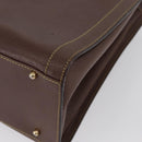 GUCCI Bamboo Hand Bag Leather Brown Gold 002 1186 0260 Auth 171636-16