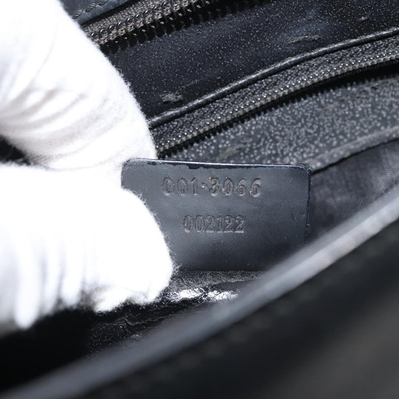 GUCCI Hand Bag Leather Black 001 3066 Auth 171640