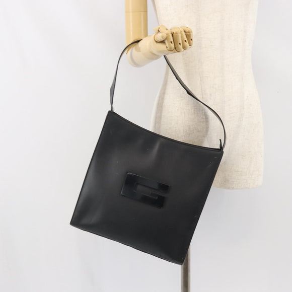 GUCCI Hand Bag Leather Black 001 3066 Auth 171640