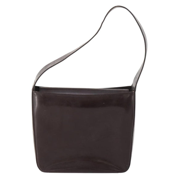 GUCCI Shoulder Bag Patent leather Brown 000 1013 0506 Auth 171641