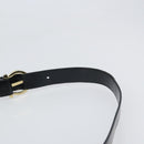 Salvatore Ferragamo Gancini Schultertasche Lackleder Gold Schwarz Auth 171642-8