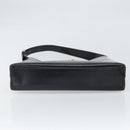 Salvatore Ferragamo Gancini Schultertasche Lackleder Gold Schwarz Auth 171642-5