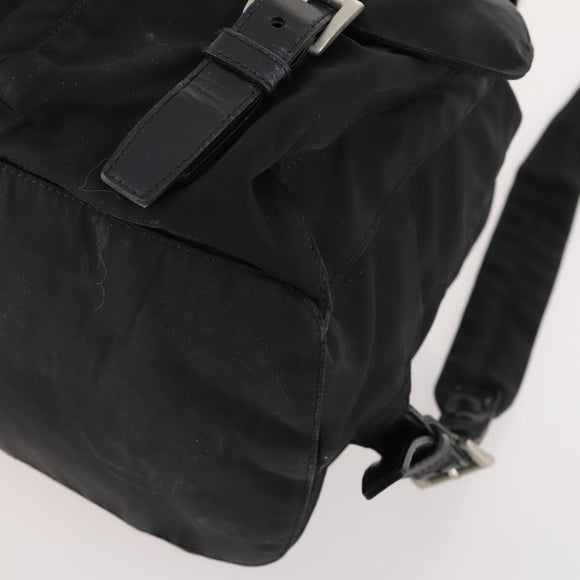 PRADA Rucksack Nylon Schwarz Silber Original 171645