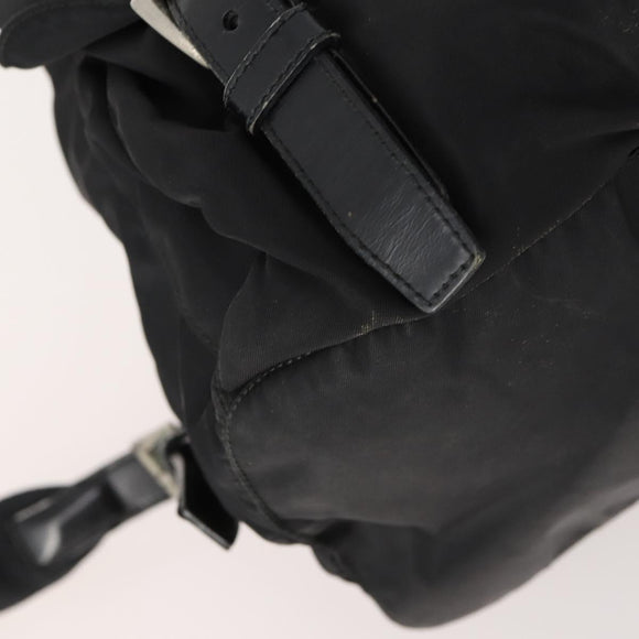 PRADA Rucksack Nylon Schwarz Silber Original 171645