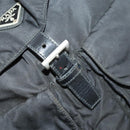 PRADA Rucksack Nylon Schwarz Silber Original 171645-21