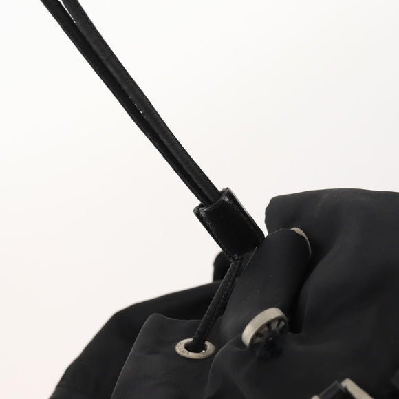 PRADA Rucksack Nylon Schwarz Silber Original 171645