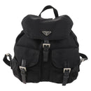 PRADA Rucksack Nylon Schwarz Silber Original 171645-13