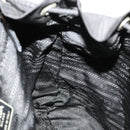 PRADA Rucksack Nylon Schwarz Silber Original 171645-23