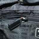 PRADA Rucksack Nylon Schwarz Silber Original 171645-26