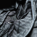 PRADA Rucksack Nylon Schwarz Silber Original 171645-27