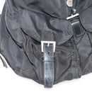 PRADA Rucksack Nylon Schwarz Silber Original 171645-28