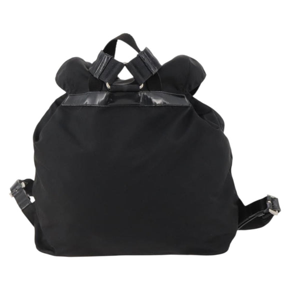 PRADA Rucksack Nylon Schwarz Silber Original 171645