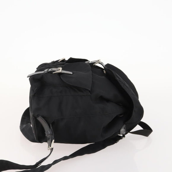 PRADA Rucksack Nylon Schwarz Silber Original 171645