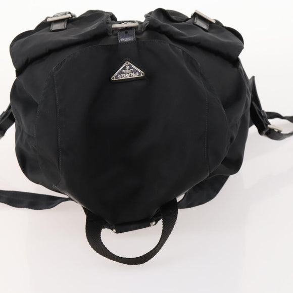 PRADA Rucksack Nylon Schwarz Silber Original 171645