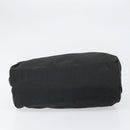 PRADA Hand Bag Nylon Black Silver Auth 171646-5