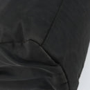 PRADA Hand Bag Nylon Black Silver Auth 171646-16
