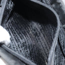 PRADA Hand Bag Nylon Black Silver Auth 171646-24
