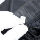 PRADA Hand Bag Nylon Black Silver Auth 171646-10