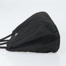 PRADA Hand Bag Nylon Black Silver Auth 171646-4