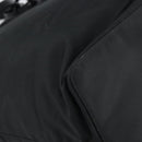 PRADA Hand Bag Nylon Black Silver Auth 171648-16