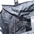 PRADA Hand Bag Nylon Black Silver Auth 171648-20