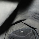 PRADA Umhängetasche Nylon Schwarz Silber Auth 171649-19