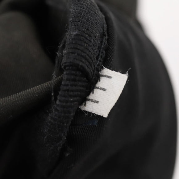 PRADA Umhängetasche Nylon Schwarz Silber Auth 171649