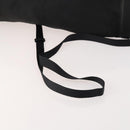PRADA Umhängetasche Nylon Schwarz Silber Auth 171649-7
