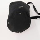 PRADA Umhängetasche Nylon Schwarz Silber Auth 171649-5