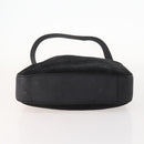 GUCCI Bamboo Shoulder Bag Suede 2way Black Gold 001 2058 1577 Auth 171654-5
