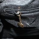 GUCCI Bamboo Shoulder Bag Suede 2way Black Gold 001 2058 1577 Auth 171654-21
