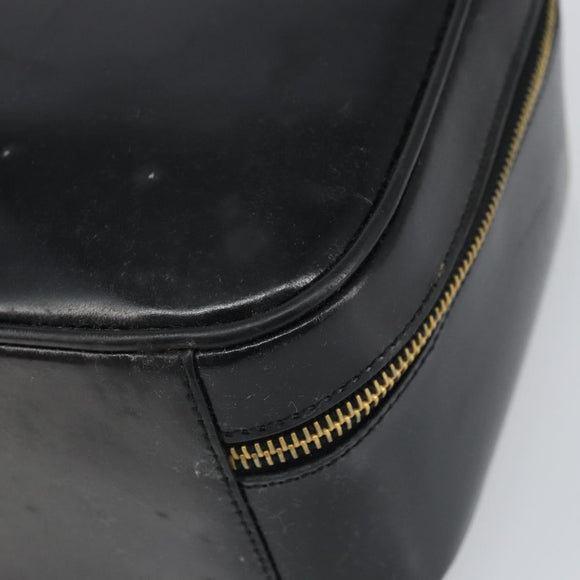 GUCCI Bambus Vanity Handtasche Lackleder Schwarz Gold 000 270 0323 Original 171656