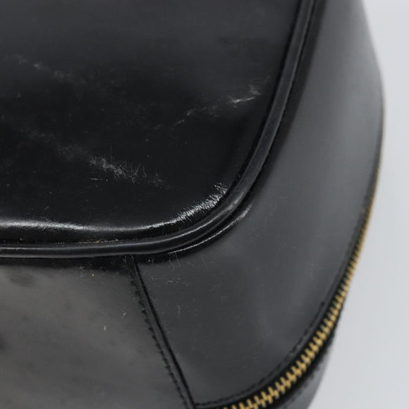 GUCCI Bambus Vanity Handtasche Lackleder Schwarz Gold 000 270 0323 Original 171656