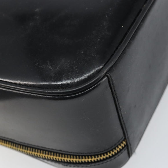 GUCCI Bambus Vanity Handtasche Lackleder Schwarz Gold 000 270 0323 Original 171656