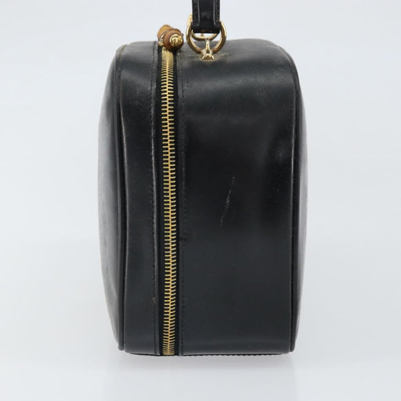 GUCCI Bambus Vanity Handtasche Lackleder Schwarz Gold 000 270 0323 Original 171656
