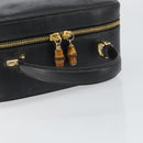 GUCCI Bambus Vanity Handtasche Lackleder Schwarz Gold 000 270 0323 Original 171656-7