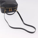 GUCCI Bamboo Hand Bag Patent leather 2way Brown Gold Auth 171657-5