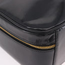 GUCCI Bamboo Hand Bag Patent leather 2way Brown Gold Auth 171657-18