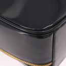 GUCCI Bamboo Hand Bag Patent leather 2way Brown Gold Auth 171657-10