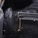 GUCCI Bamboo Hand Bag Patent leather 2way Brown Gold Auth 171657-26