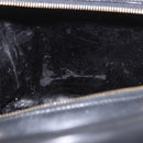 GUCCI Bamboo Hand Bag Patent leather 2way Brown Gold Auth 171657-29